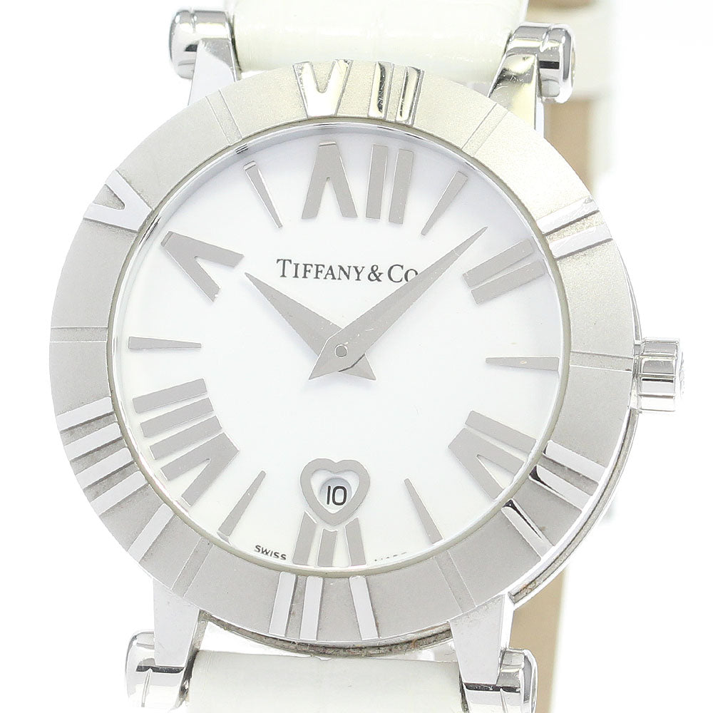 TIFFANY&Co. Atlas Dome Z1300.11.11A20A71A Date white Dial Quartz Ladies Watch_860915