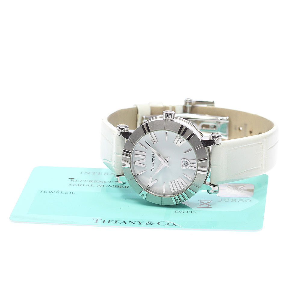TIFFANY&Co. Atlas Dome Z1300.11.11A20A71A Date white Dial Quartz Ladies Watch_860915