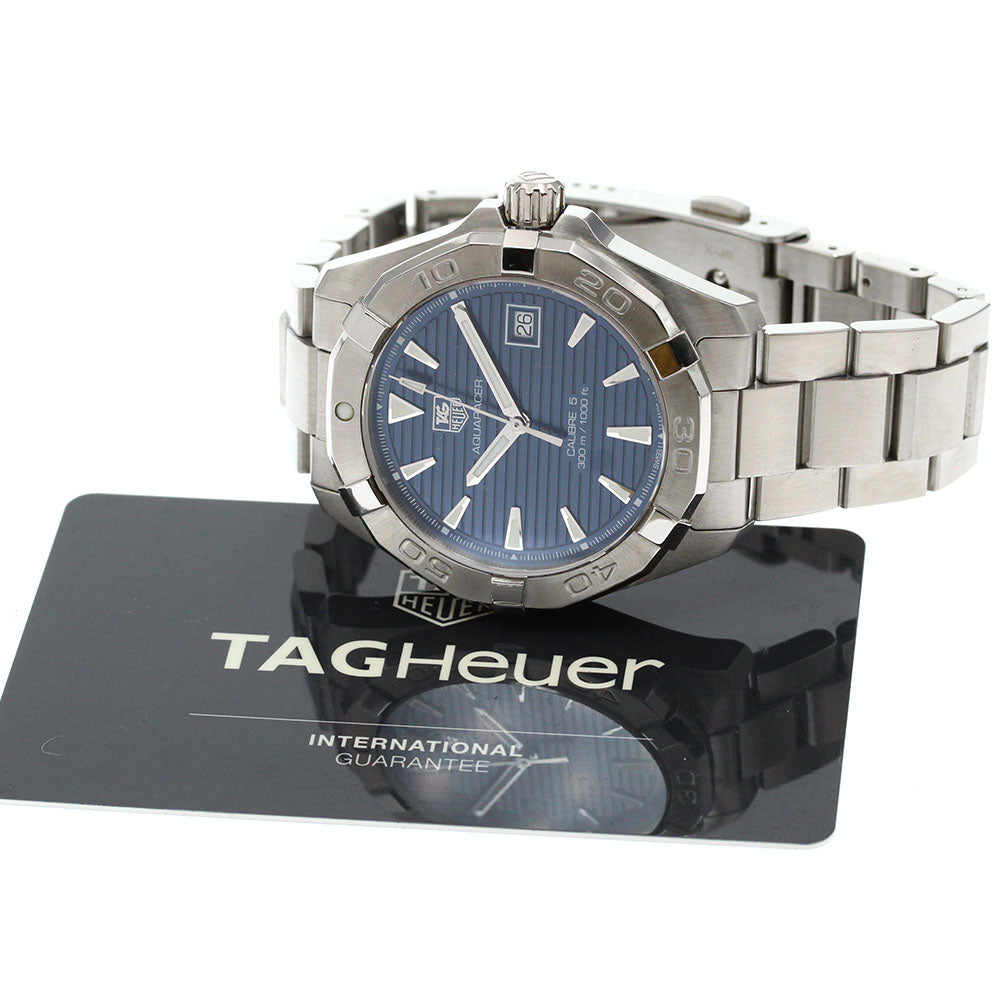 TAG HEUER Aqua racer WAY2112-0 Date Navy Dial Automatic Men's Watch_860934