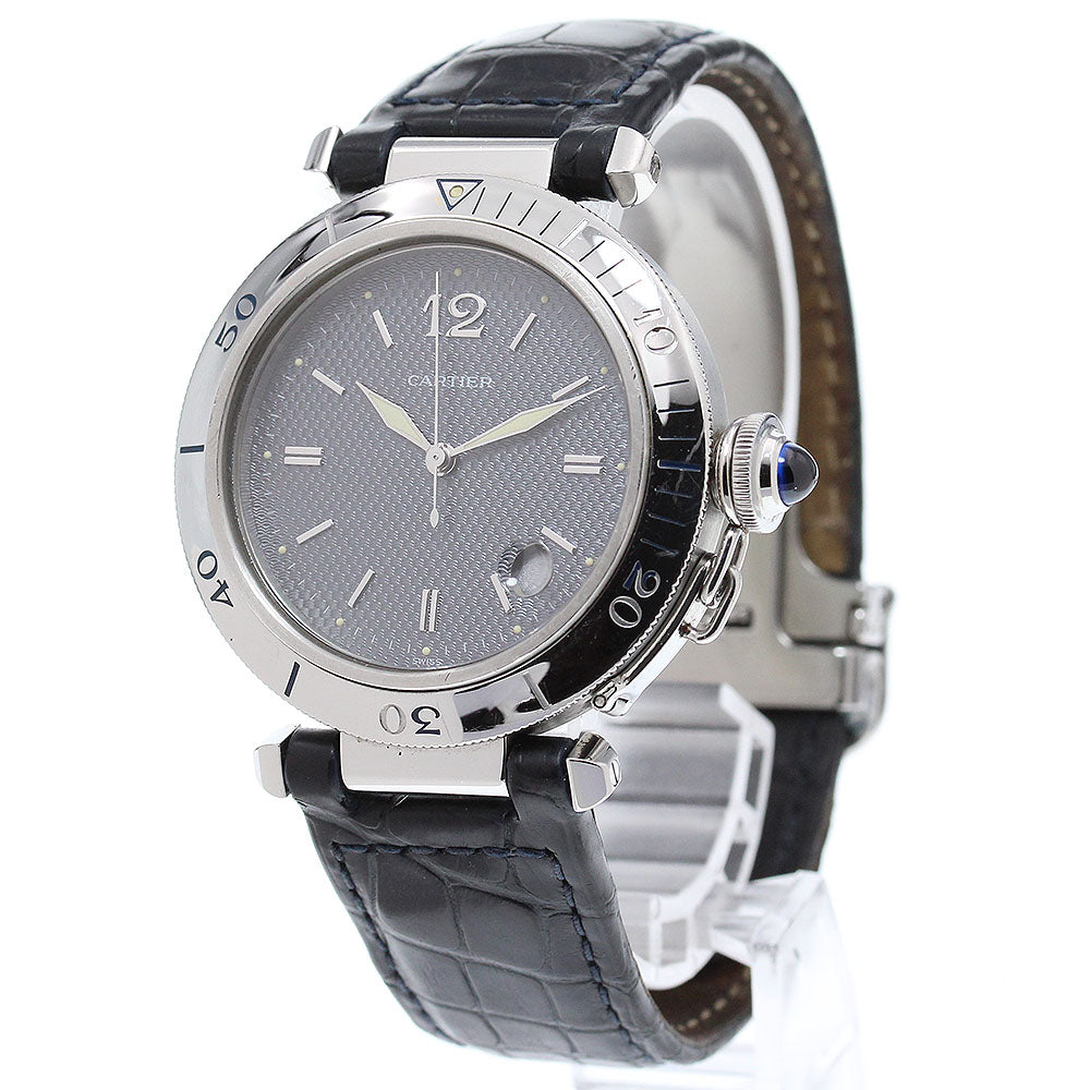 CARTIER Pasha 38mm W3101755 Date gray Dial Automatic Men's Watch_860947