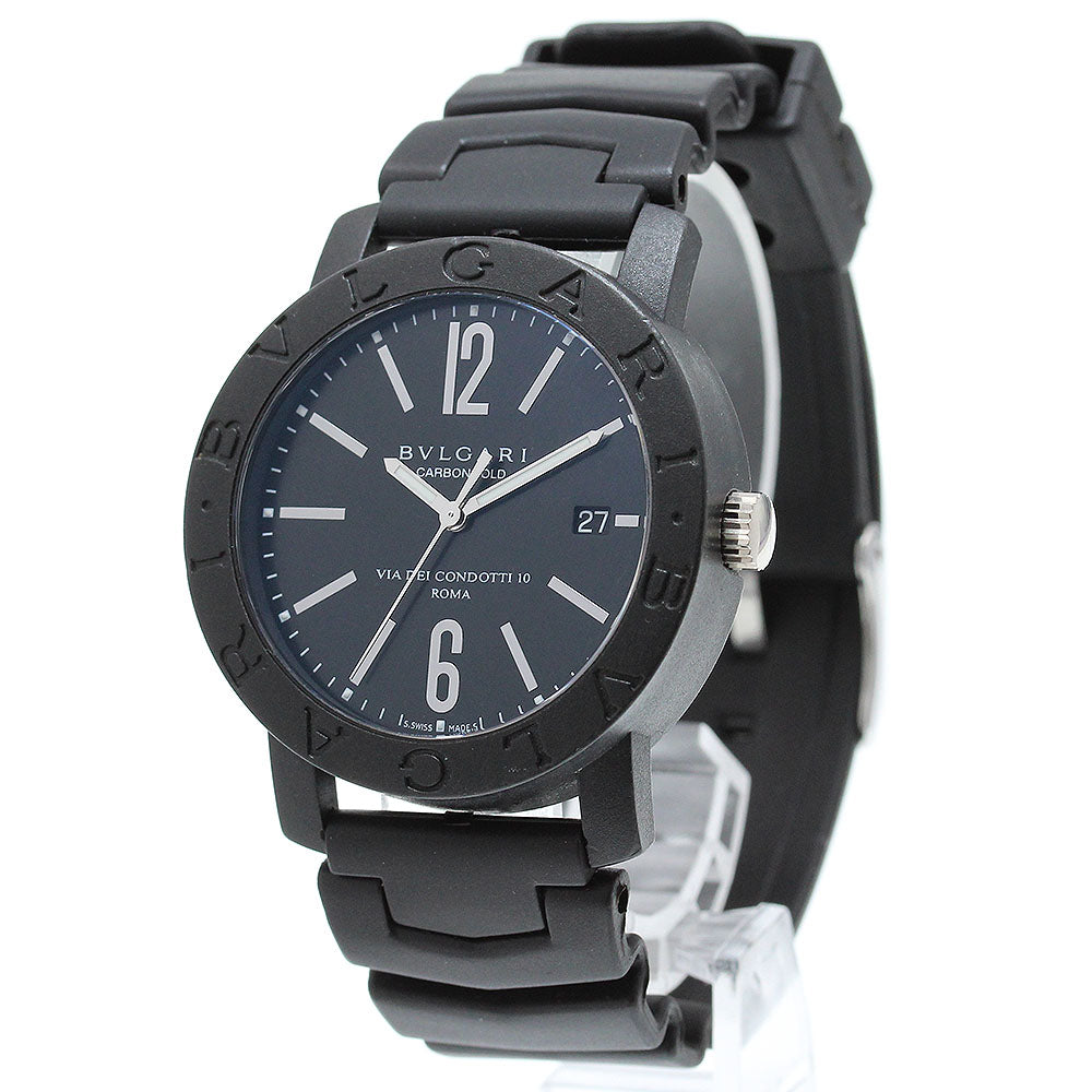 BVLGARI BVLGARI Carbon BB40CL Date Black Dial Automatic Men's Watch_860952