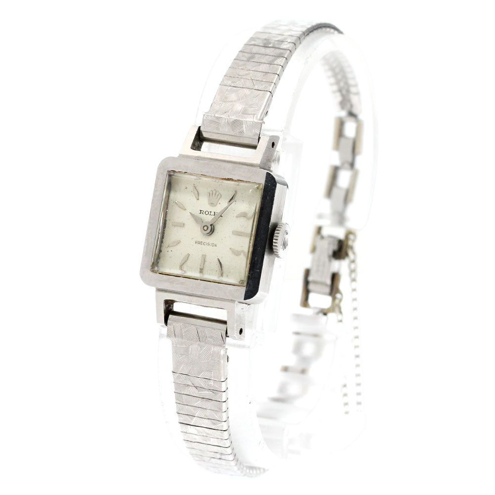 ROLEX Precision vintage cal.1300 Silver Dial Hand Winding Ladies Watch_860986