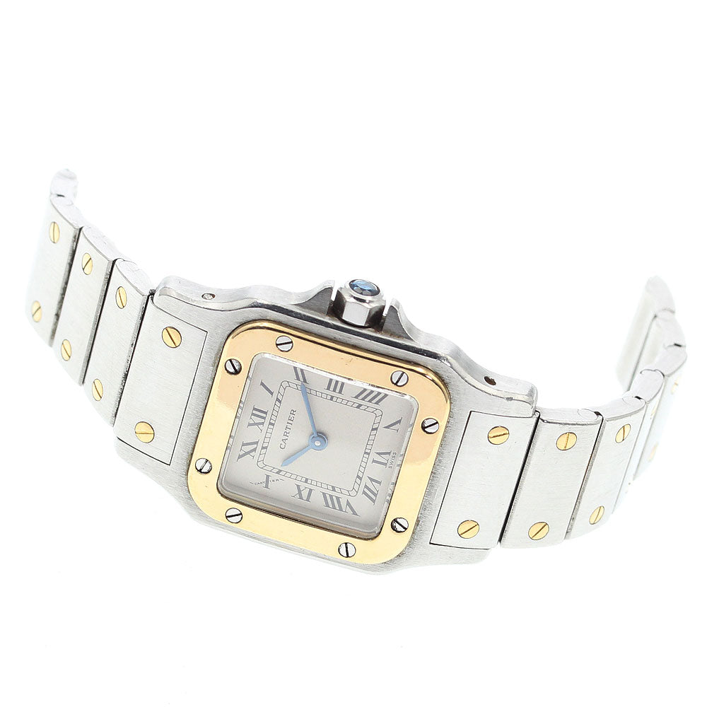CARTIER Santos GalbeeSM W20012C4 beige Dial Quartz Ladies Watch_861011