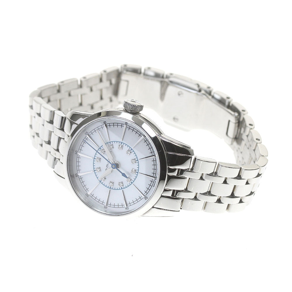HAMILTON Rail road H403110 12P diamond White shell Dial Quartz Ladies Watch_861017