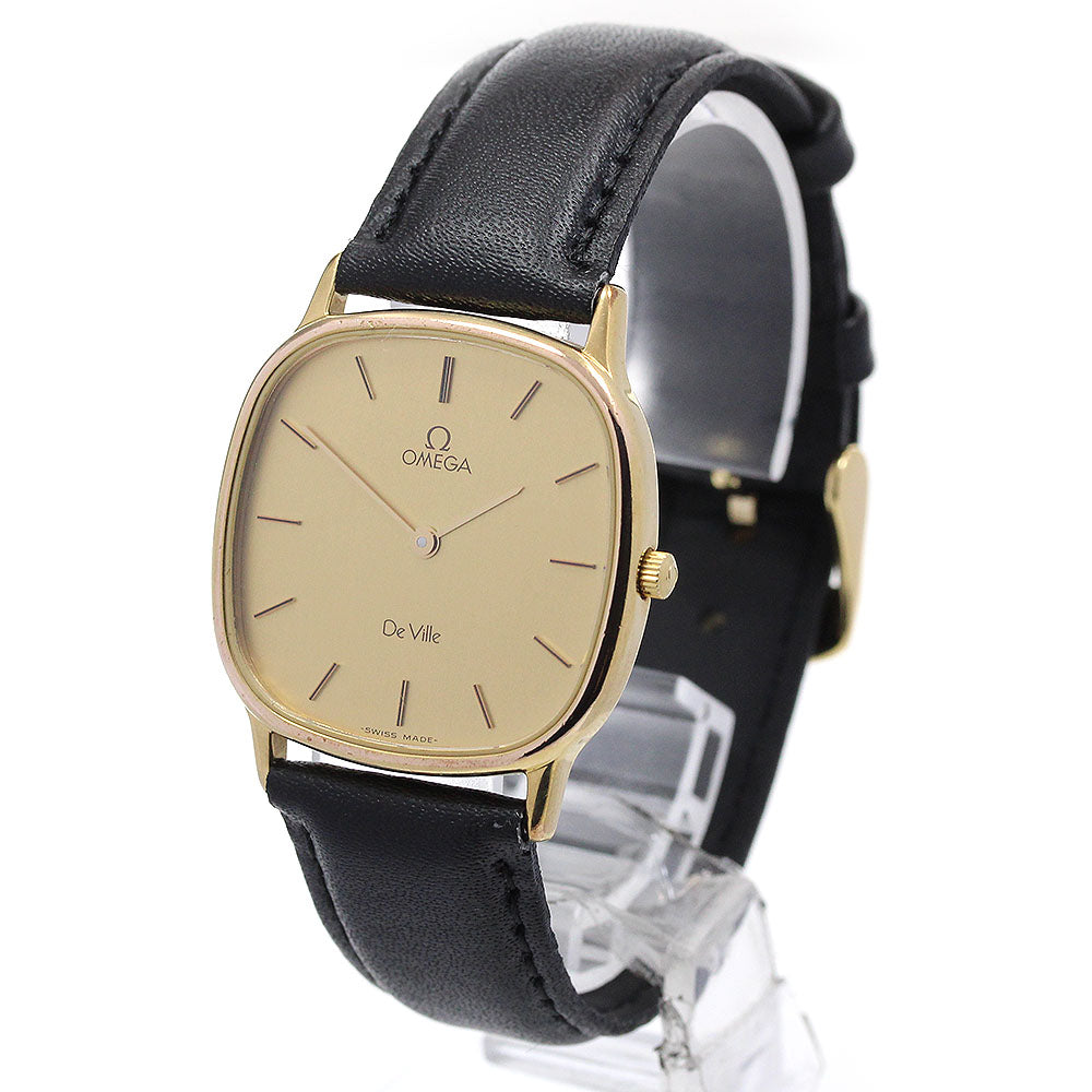 OMEGA De Ville Gold Dial Quartz Men's Watch_861018