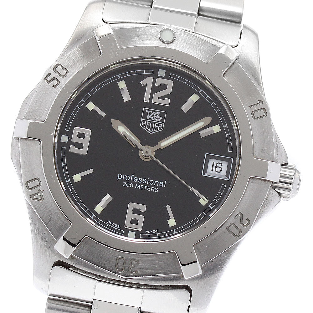 TAG HEUER 2000 Exclusive WN1110 Date black Dial Quartz Men's Watch_861019