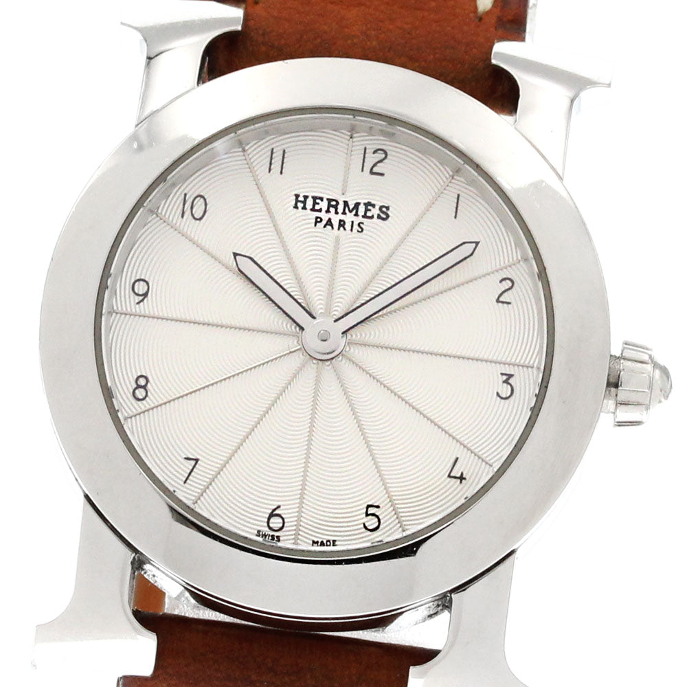 HERMES H watch Ronde HR1.210 Silver Dial Quartz Ladies Watch_861054