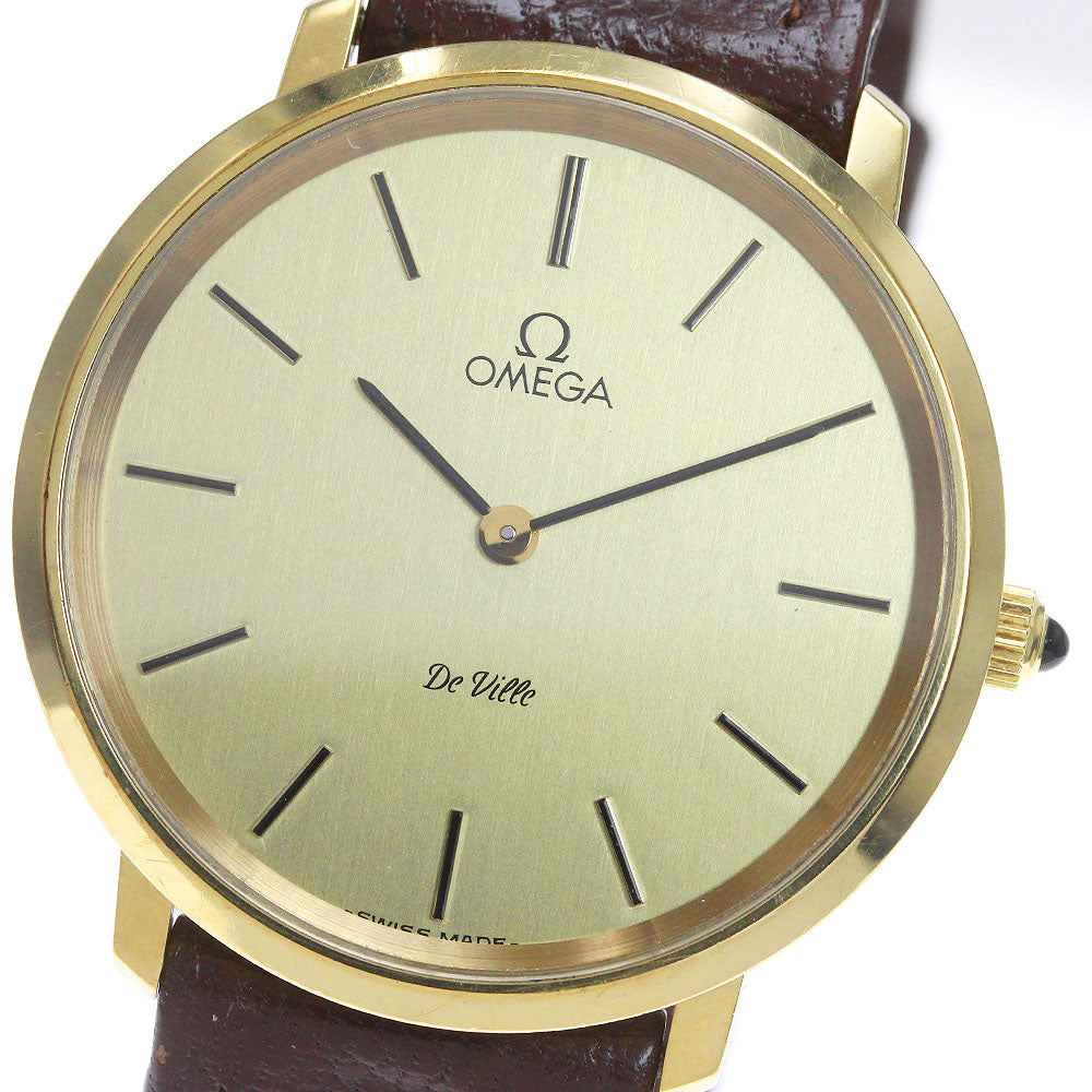 OMEGA De Ville 111.0107 Round Cal.625 gold Dial Hand Winding Men's Watch_861063
