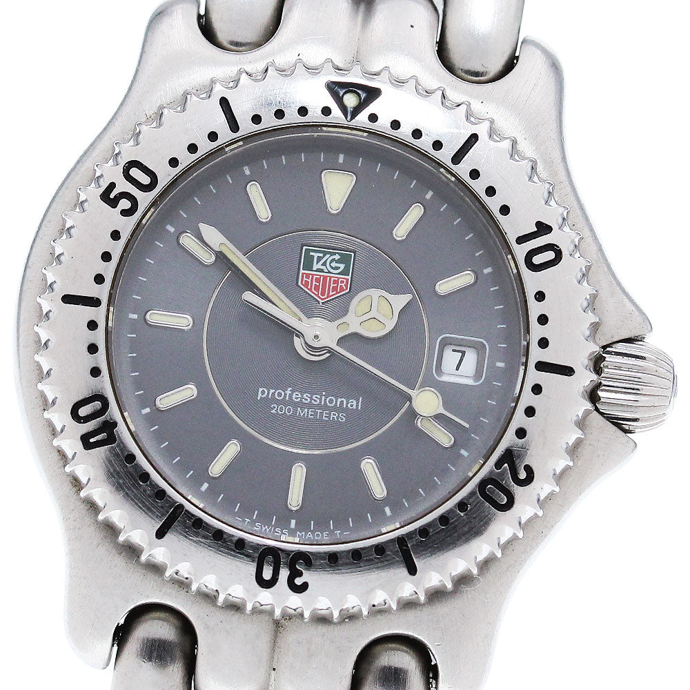 TAG HEUER S/el WG1313-R0 Date gray Dial Quartz Ladies Watch_861064