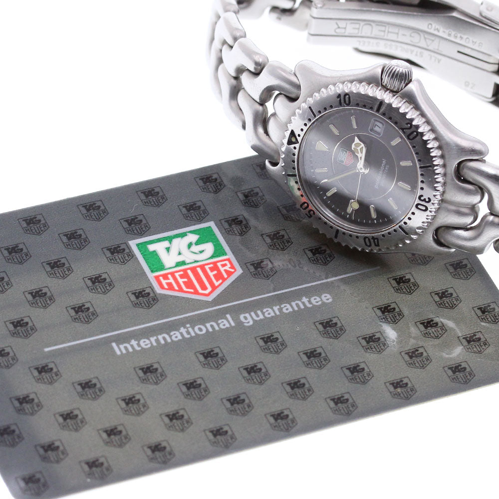 TAG HEUER S/el WG1313-R0 Date gray Dial Quartz Ladies Watch_861064
