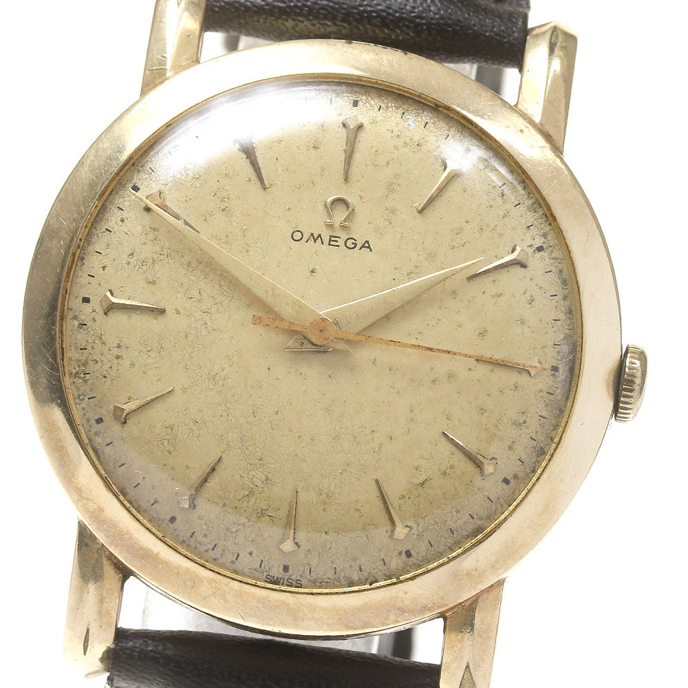 OMEGA Cal.371 Vintage gold Dial Hand Winding Men's Watch_861175