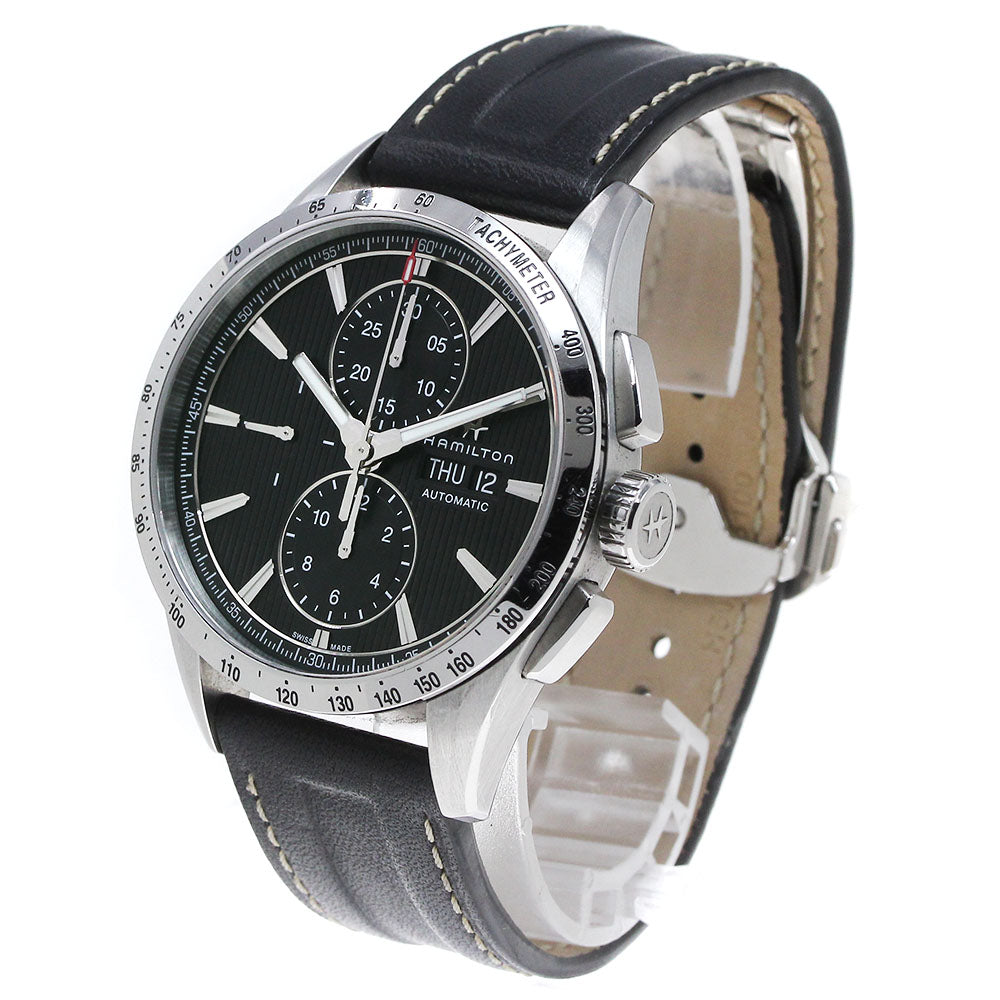 HAMILTON Broadway H435160 Chronograph day date black Dial Automatic Men's_861298