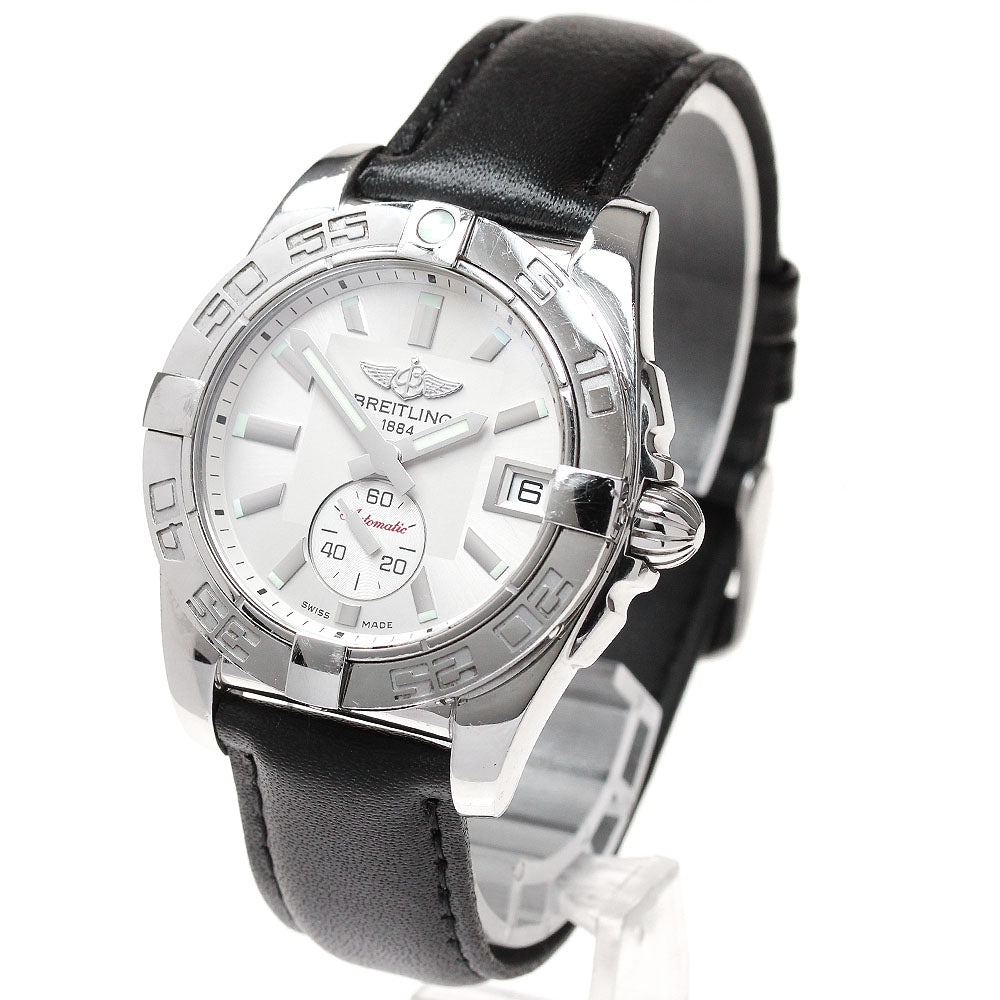 BREITLING Galactic 36 A37330 Date Silver Dial Automatic Ladies Watch_861303