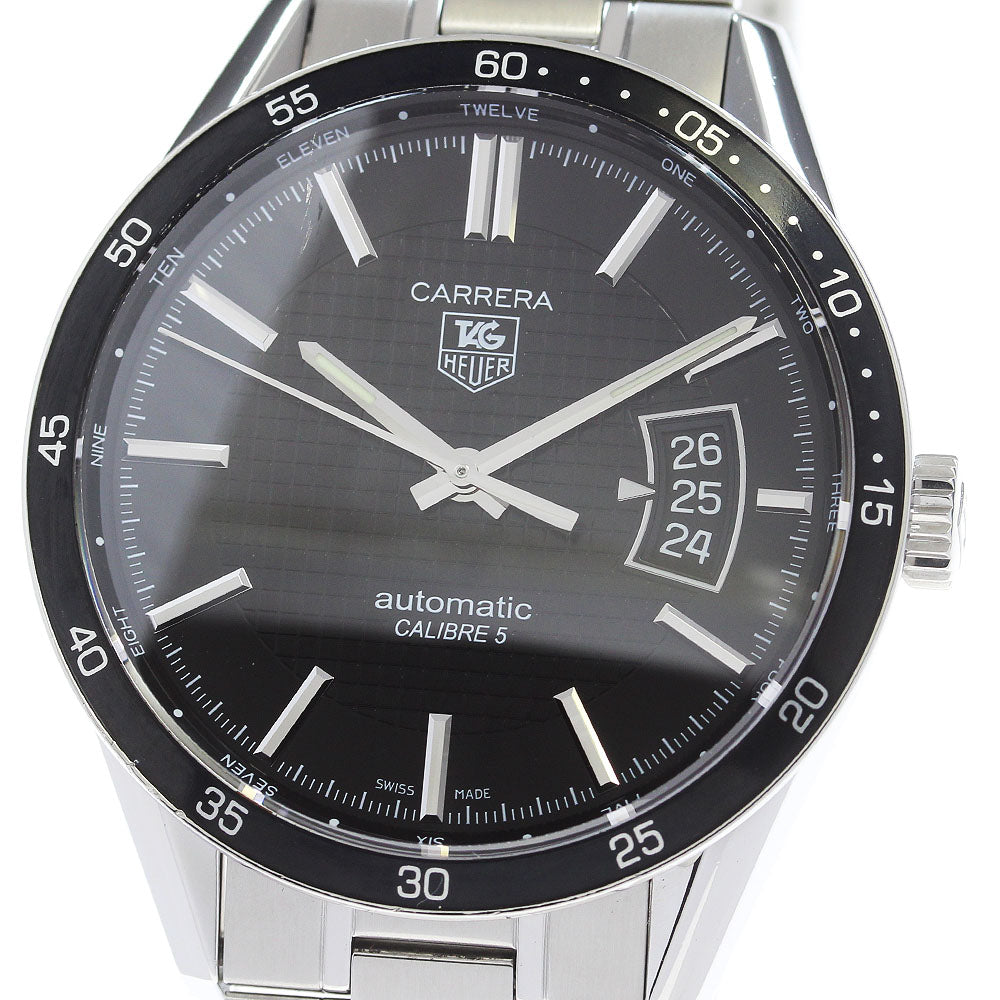 TAG HEUER Carrera Caliber 5 WV211M-0 Date black Dial Automatic Men's_861320