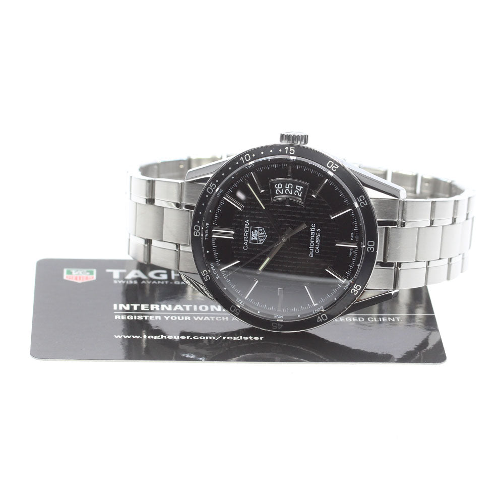 TAG HEUER Carrera Caliber 5 WV211M-0 Date black Dial Automatic Men's_861320