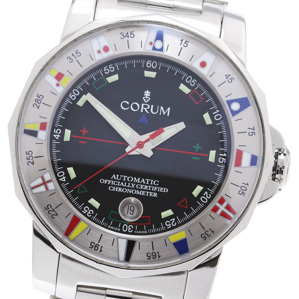 CORUM Admiral's Cup 44 982.630.20 Date black Dial Automatic Men's Watch_861321