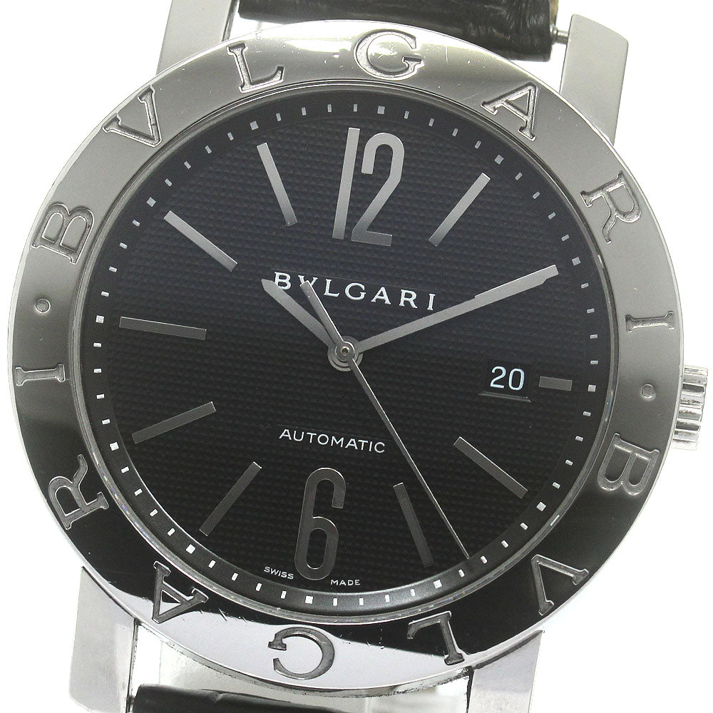 BVLGARI BVLGARIBVLGARI BB42SLAUTO Date Black Dial Automatic Men's Watch_861330
