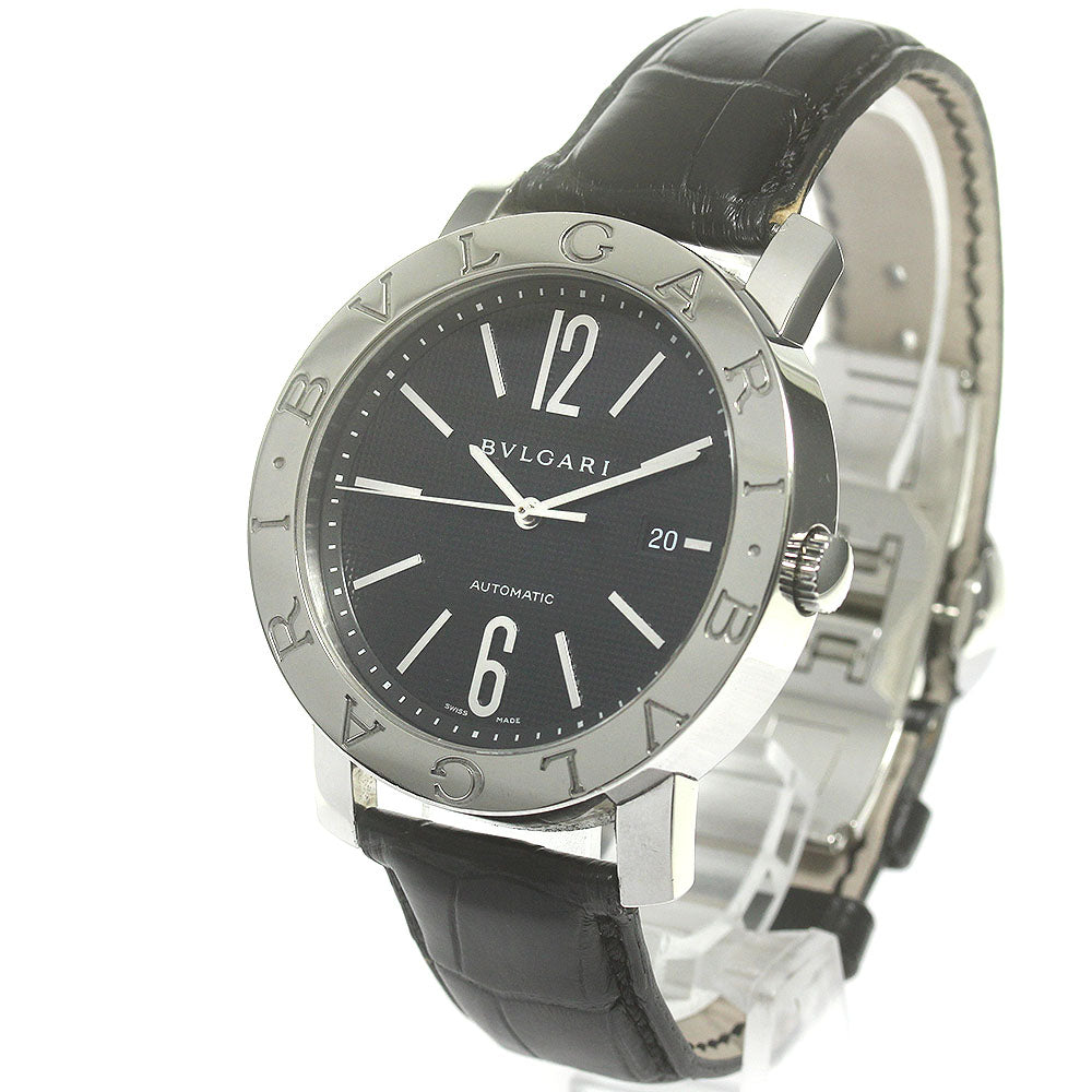BVLGARI BVLGARIBVLGARI BB42SLAUTO Date Black Dial Automatic Men's Watch_861330