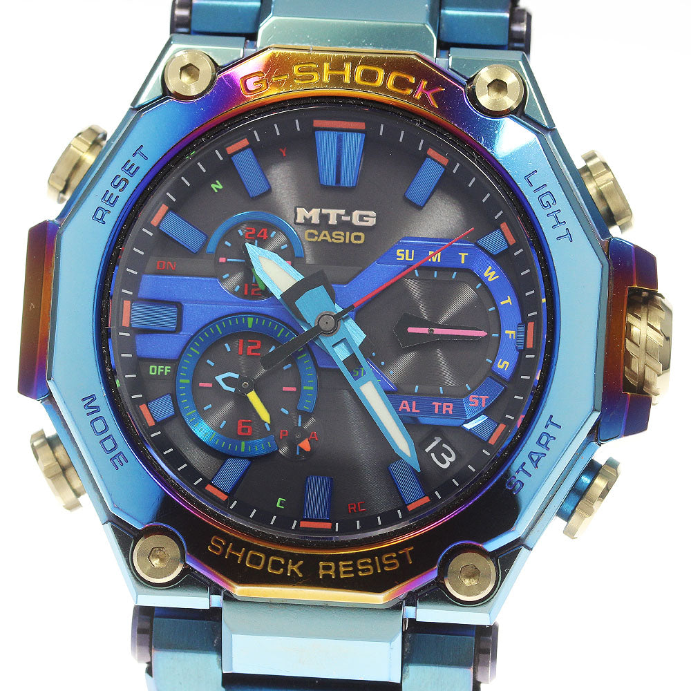 CASIO MT-G Blue Phoenix MTG-B2000PH-2AJR Solar Powered Radio Men's Watch_861339
