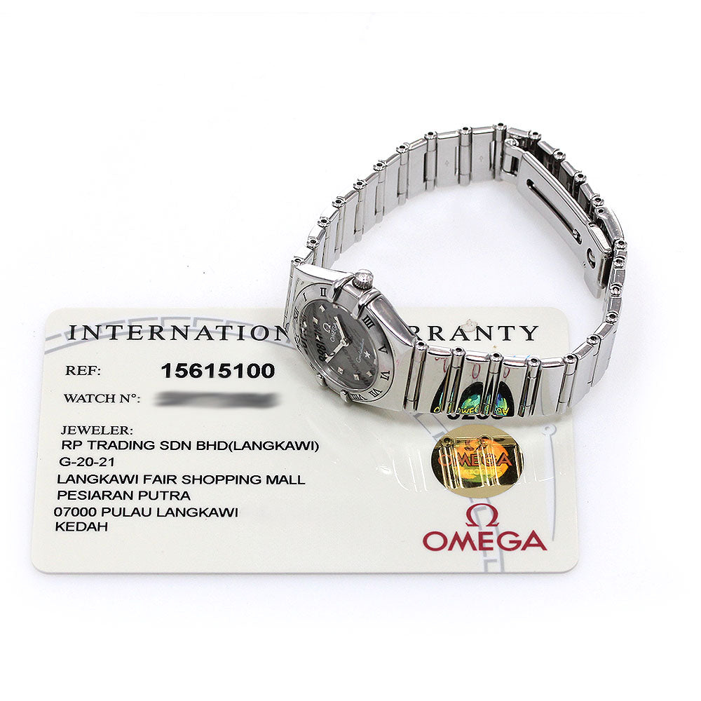 OMEGA Constellation Mini My Choice 1561.51 Gray Dial Quartz Ladies Watch_861340