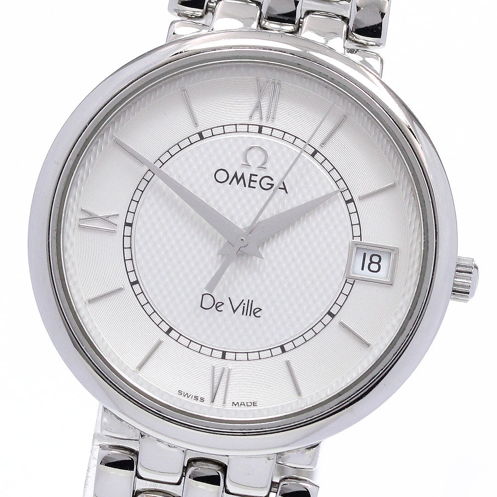 OMEGA De Ville 7514.31 Date Silver Dial Quartz Men's Watch_861348