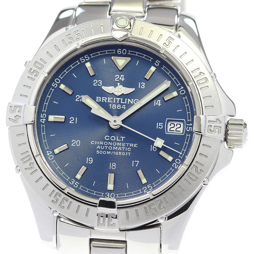 BREITLING Colt Ocean A17350 Date Navy Dial Automatic Men's Watch_861354
