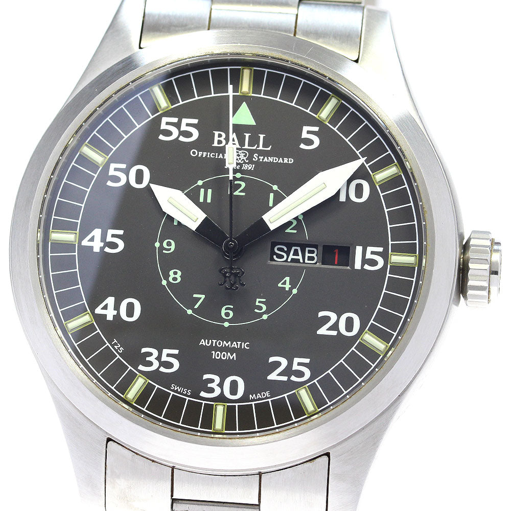 BALLWATCH Engineer Master II NM1080C Day date gray Dial Automatic Men's_861380