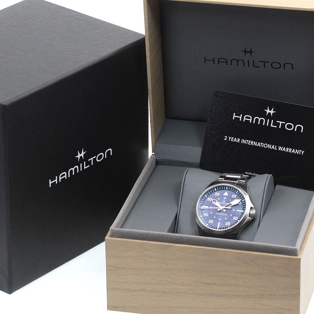 HAMILTON Khaki pilot H76215140 Navy Dial Automatic Men's Watch_861394