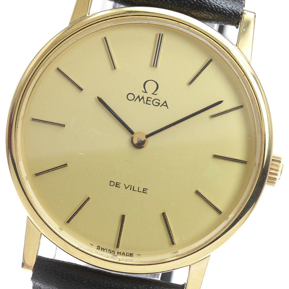 OMEGA De Ville 111.0140 Round Cal.625 gold Dial Hand Winding Men's Watch_861399