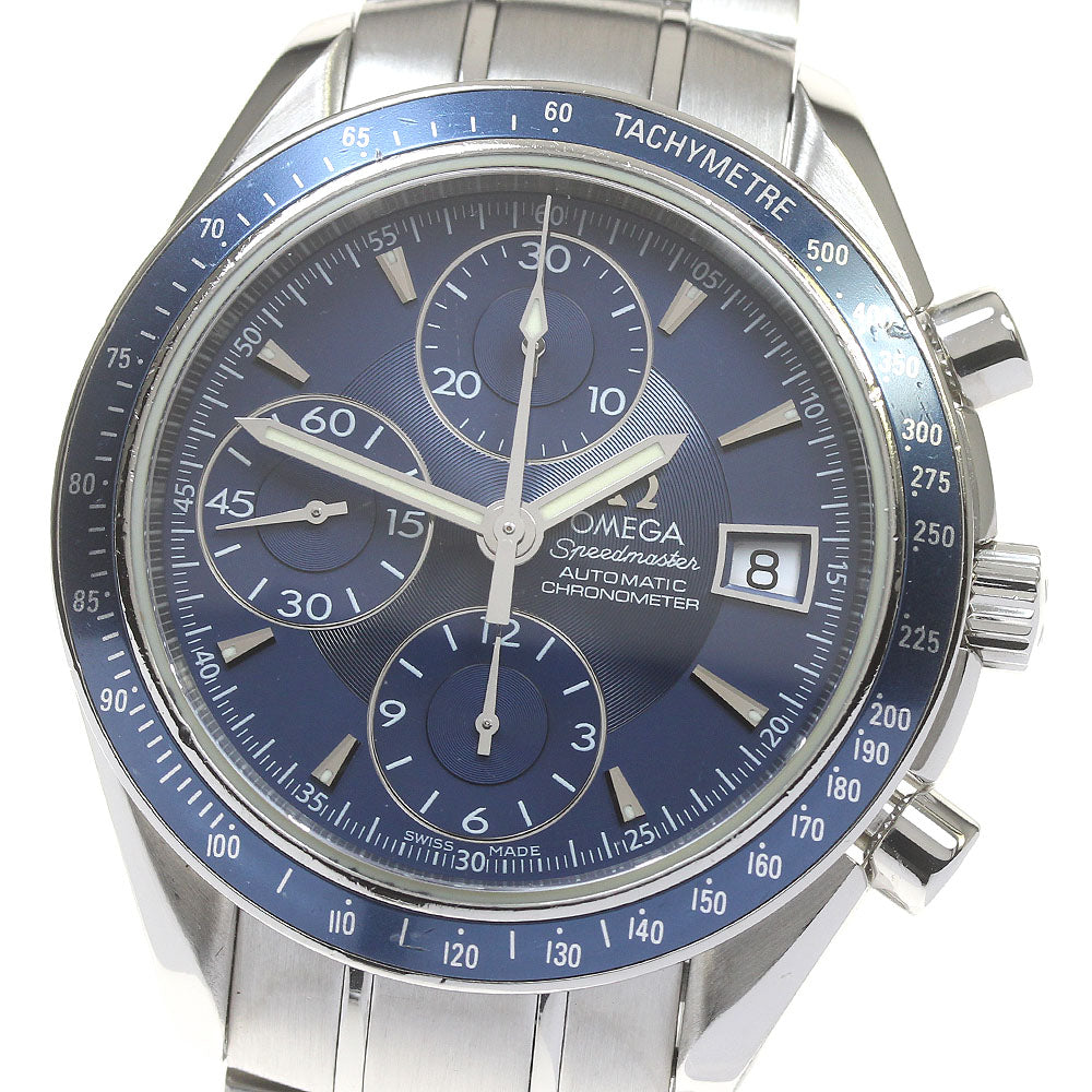 OMEGA Speedmaster 3212.80 Date Blue Dial Automatic Men's Watch_861404