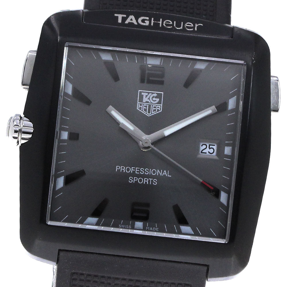 TAG HEUER Professional sports WAE1113.FT6004 Date gray Dial Quartz Men's Watch_861465