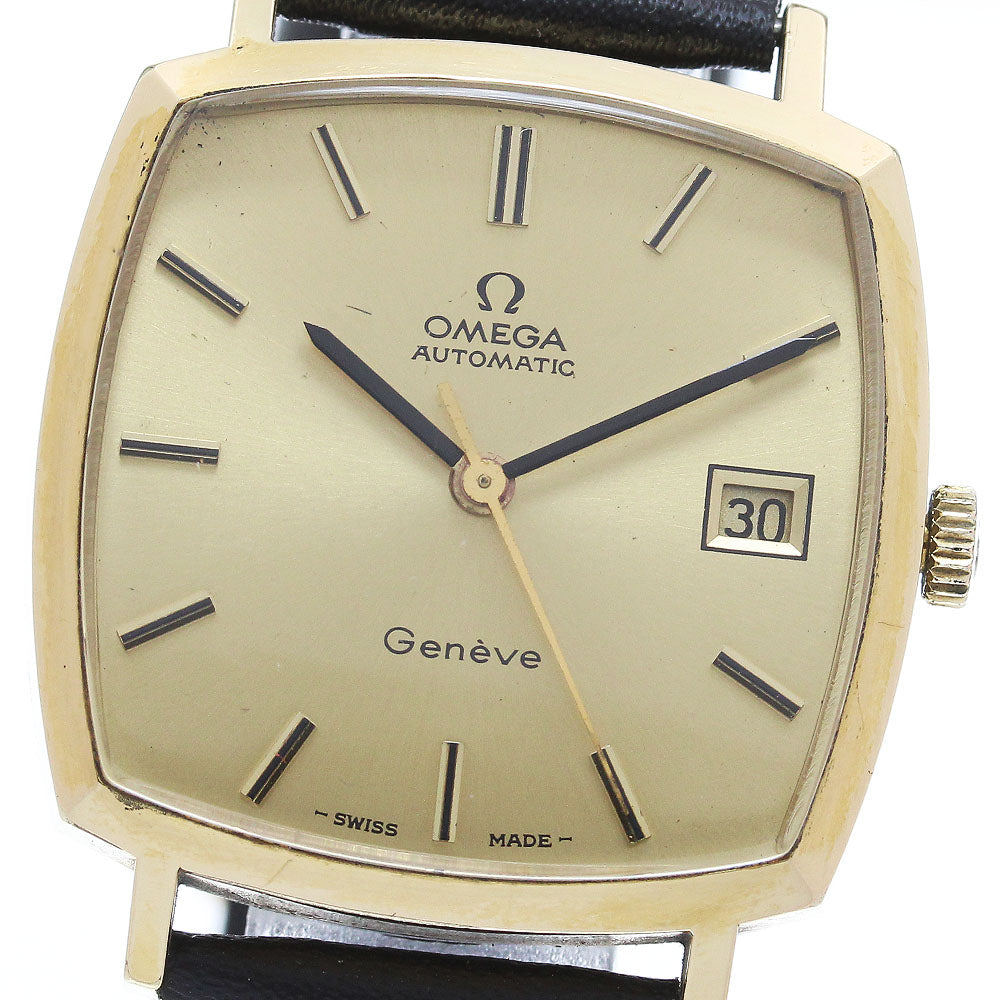 OMEGA Geneve Ref.162.0042 Square Date Cal.1481 gold Dial Automatic Men's_861466