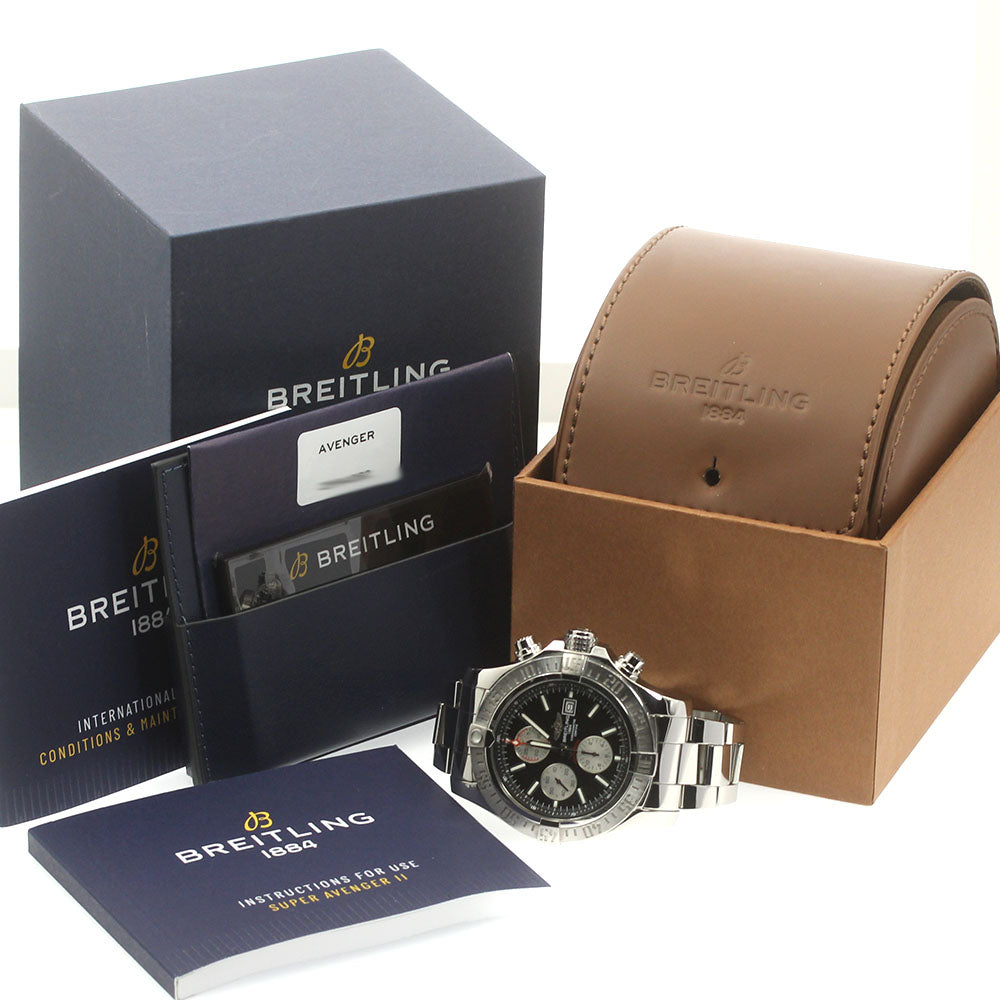 BREITLING Super Avenger II A13371 Chronograph Automatic Men's Watch_861468