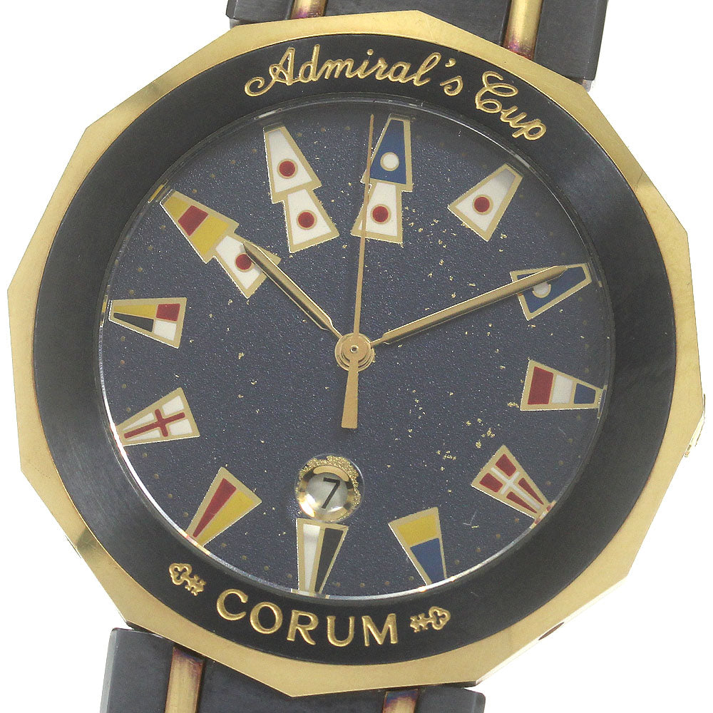 CORUM Admirals cup 99.810.31 V-52 Blue Dial Quartz Men's Watch_861515