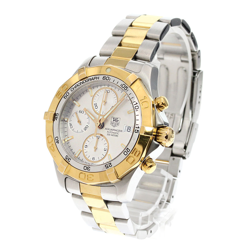 TAG HEUER Aquaracer CAF2120 Chronograph Silver Dial Automatic Men's Watch_861556