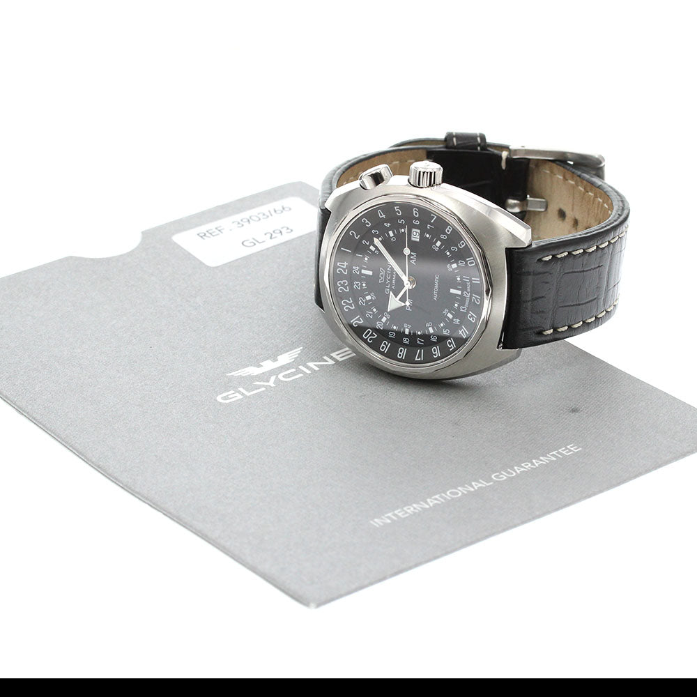 GLYCINE Airman SST 12 3903.199.LBN9 Date black Dial Automatic Men's Watch_861557