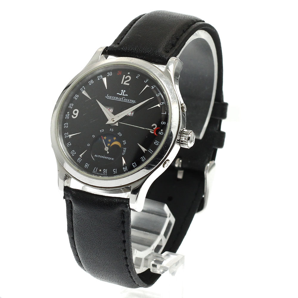 JAEGER-LECOULTRE Master moon 140.8.98.S/Q143847A Triple calendar black Dial Automatic Men's Watch_861576