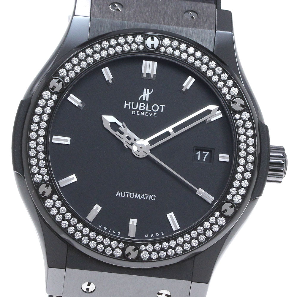 HUBLOT Big Bang Black Magic 542.CM.1170.LR.1104 Diamond Bezel black Dial Automatic Men's Watch_861586