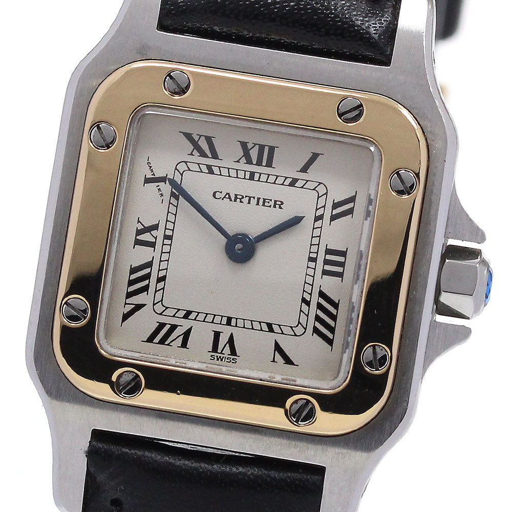 CARTIER Santos GalbeeSM W200124F Beige Dial Quartz Ladies Watch_861589