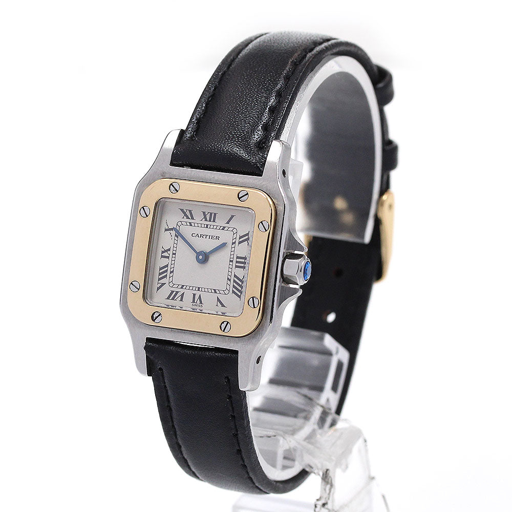 CARTIER Santos GalbeeSM W200124F Beige Dial Quartz Ladies Watch_861589