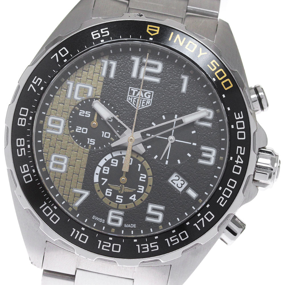 TAG HEUER FORMULA1 Indy 500 CAZ101AU Chronograph black Dial Quartz Men's_861592