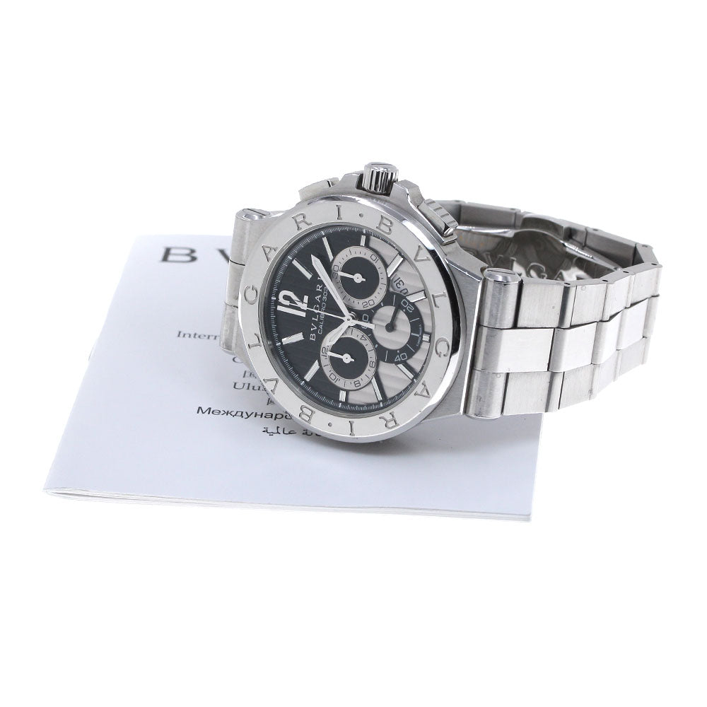 BVLGARI Diagono Caribillo 303 DG42SCH Chronograph Automatic Men's Watch_861606