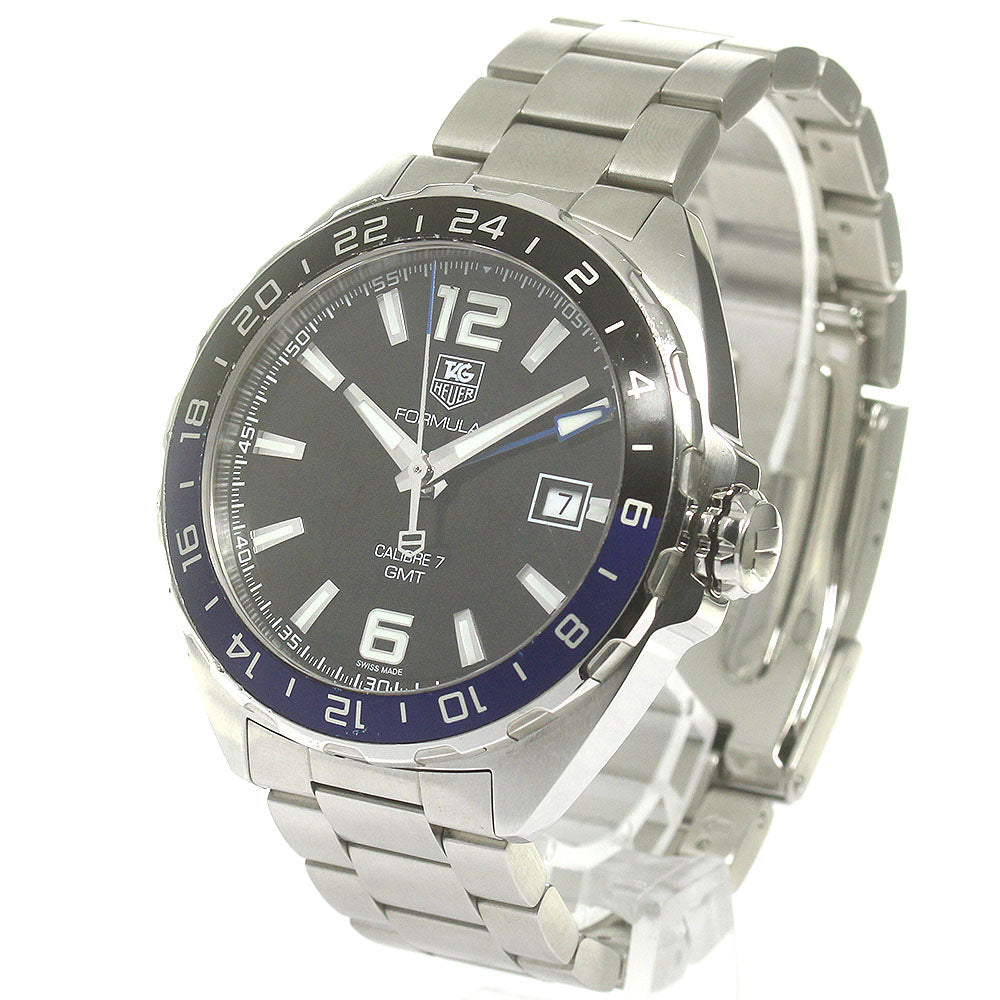 TAG HEUER Formula 1 WAZ211A Caliber 7 GMT Black Dial Automatic Men's_861608
