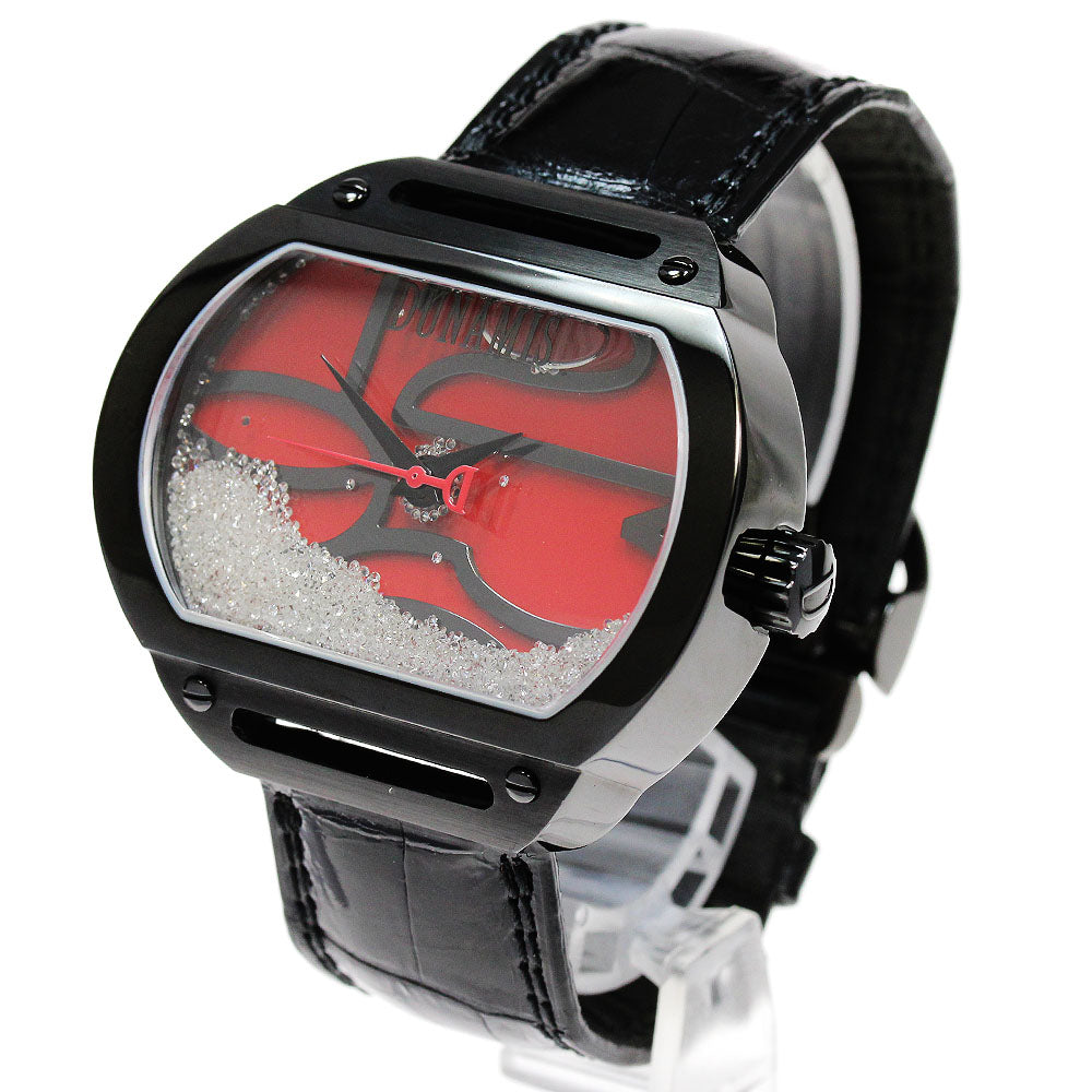 DUNAMIS D0286 Diamond Red Dial Automatic Men's Watch_861641
