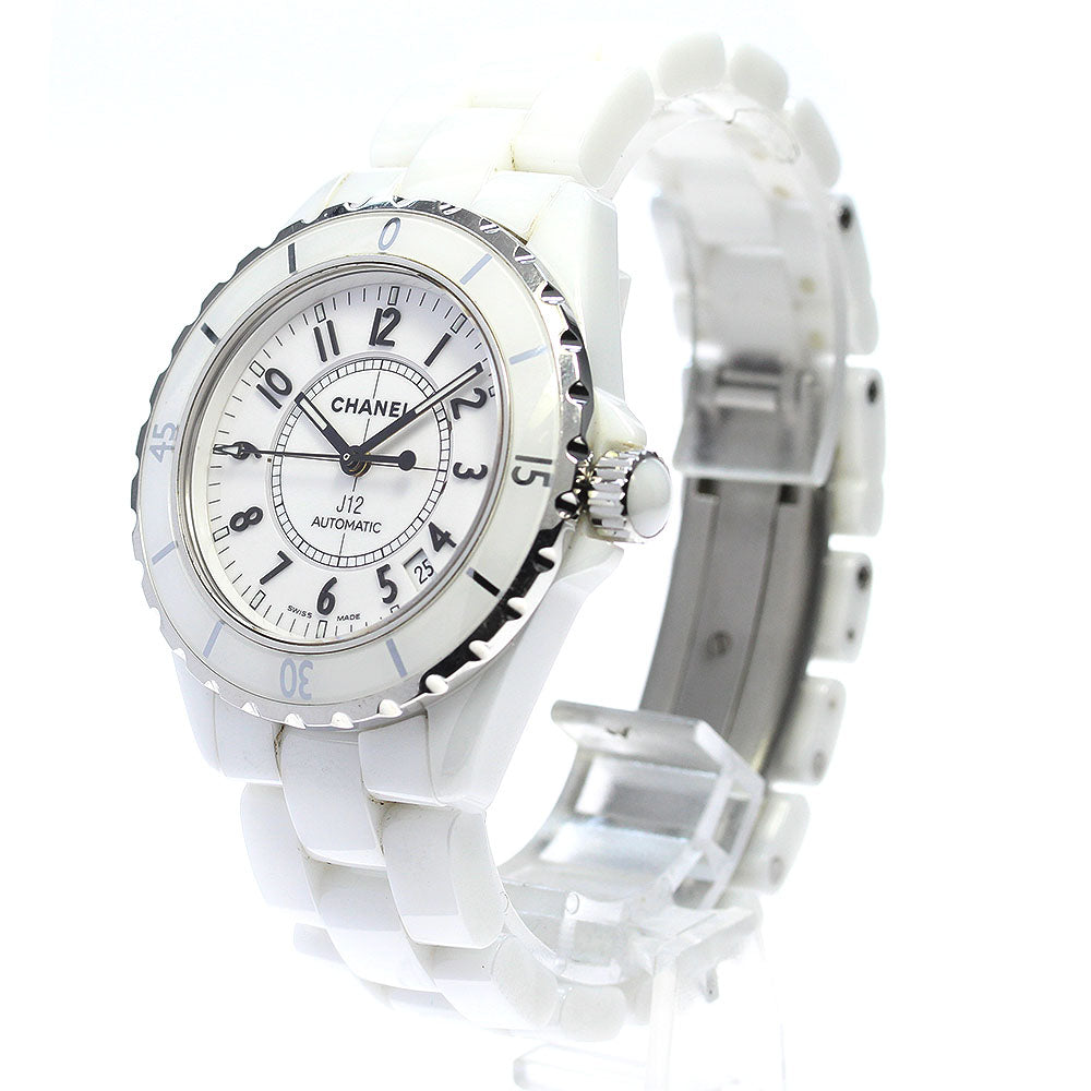 CHANEL J12 H0970 White ceramic 38MM white Dial Automatic Men's Watch_861642