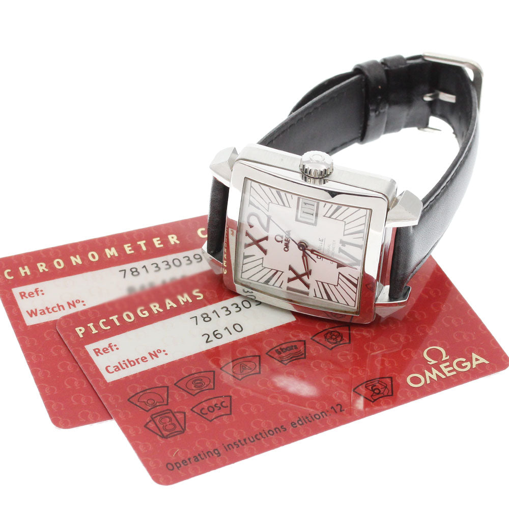 OMEGA De Ville X2 Coaxial Big Date 7813.30.39 Automatic Men's Watch_861643