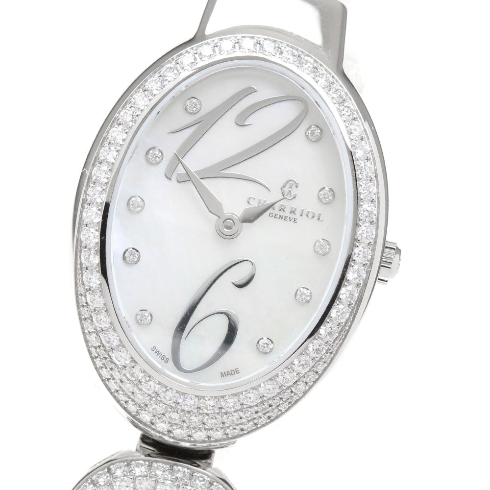 CHARRIOL Marie Olga MOSD1.570.O03 Diamond Bezel Quartz Ladies Watch_861651