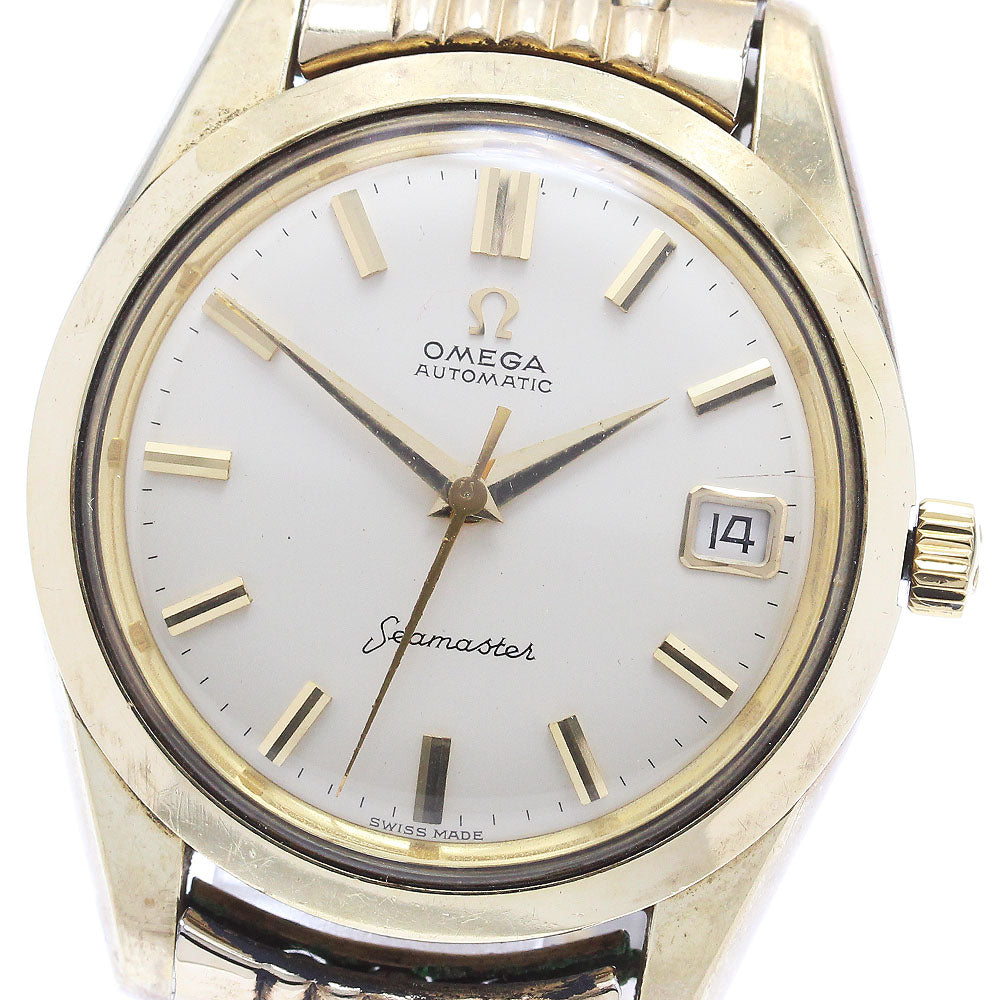 OMEGA Seamaster Cal.562 Rice Bracelet gold Dial Automatic Men's Watch_861693
