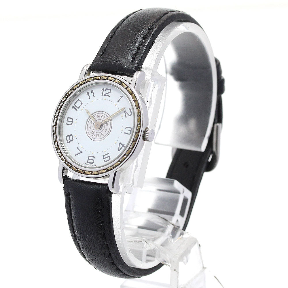 HERMES Serie white Dial Quartz Ladies Watch_861718