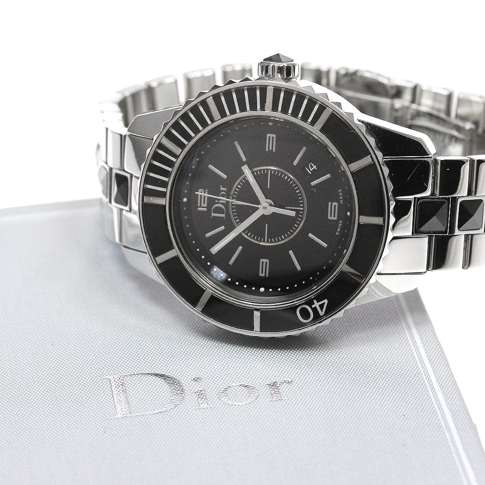 Dior crystal CD11311F Date black Dial Quartz Ladies Watch_861720